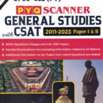 UPSC-CSE ( PT ) PYQ Scanner General Studies With SCAT 2011-2023 Paper I & II