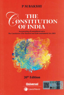 The Constitution Of India P M Bakshi