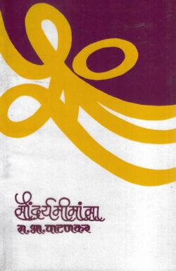 Soundaryamimansa (सौंदर्यमीमांसा)-R. B. Patankar Marathi (novel) Book katha-kadambari